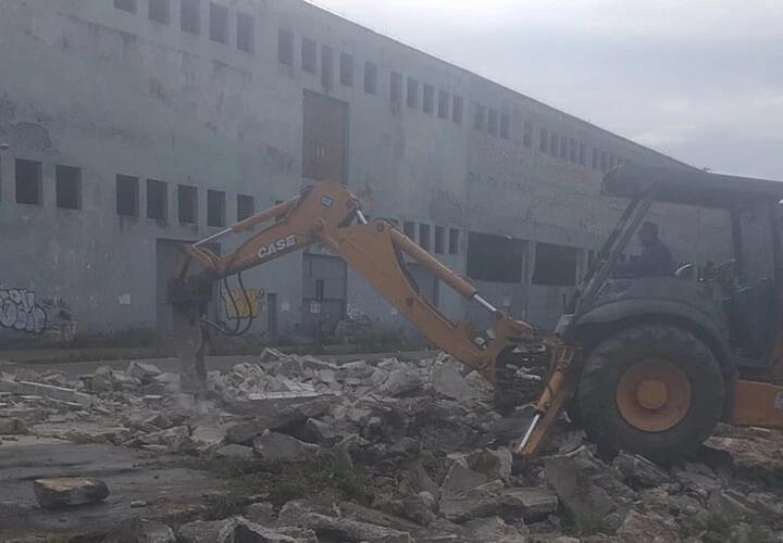 Demolição de edificações no Rio de Janeiro