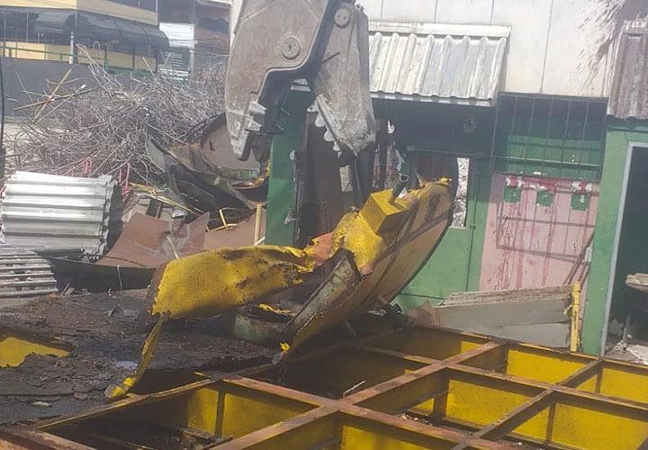 Demolição de obras no Rio de Janeiro