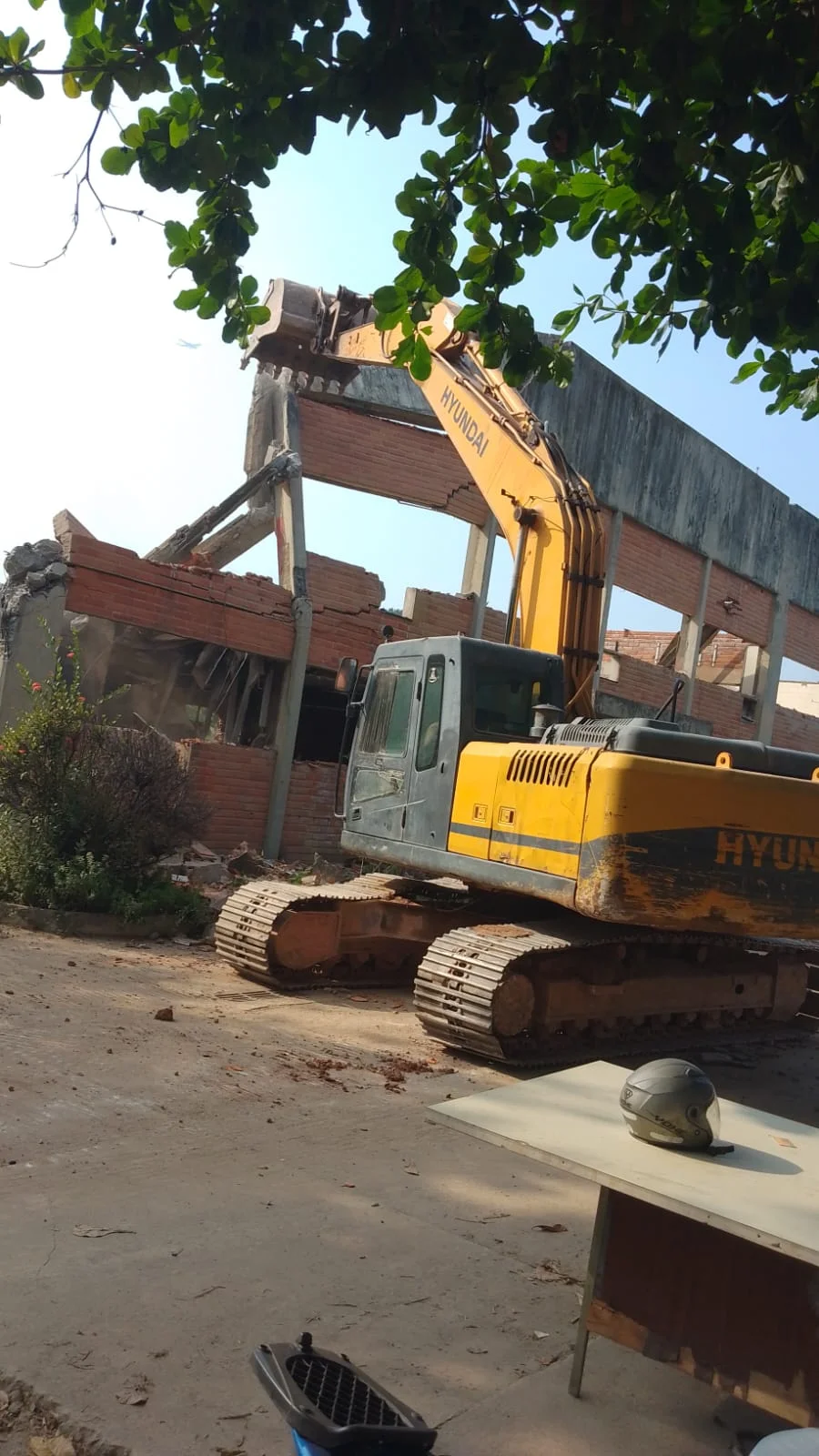 Demolição de concreto